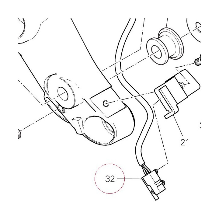 Switch, rear brake 53940901A