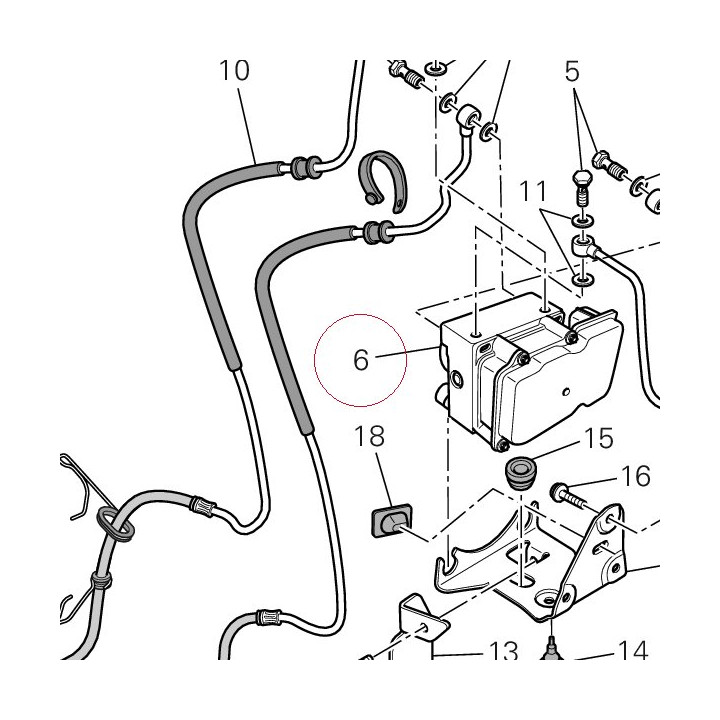 Control unit ABS 54240231A