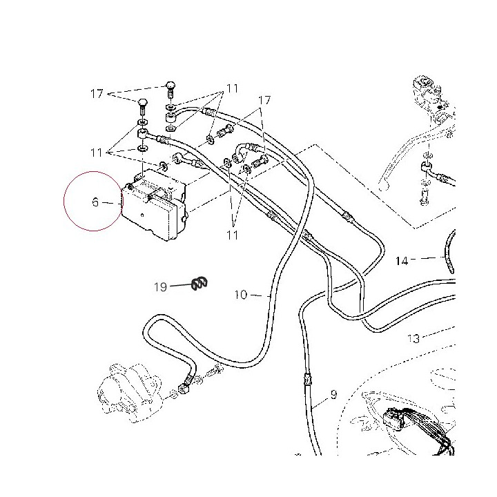 Actuator ABS 54240252A