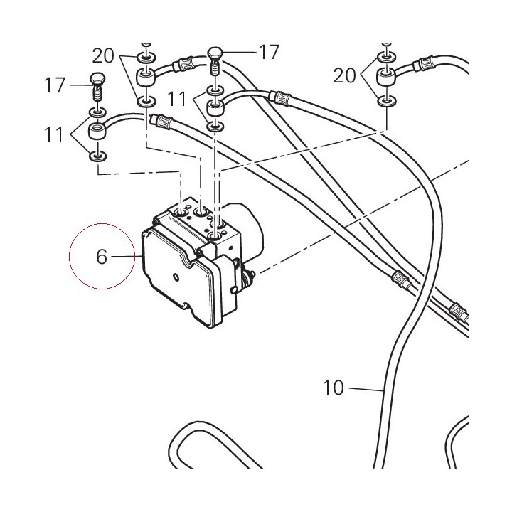 Control unit ABS 54240392A