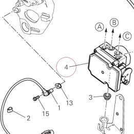 Control unit ABS 54240471D