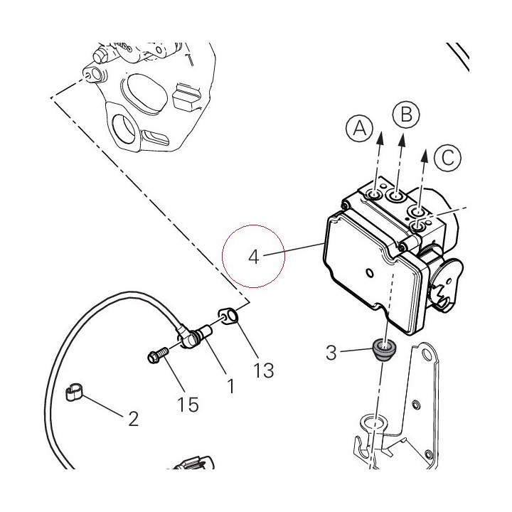 Control unit ABS 54240471D