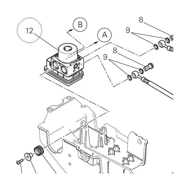 Control unit ABS 54240531C