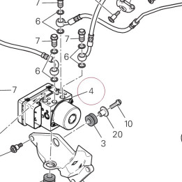 Control unit ABS 54240581B