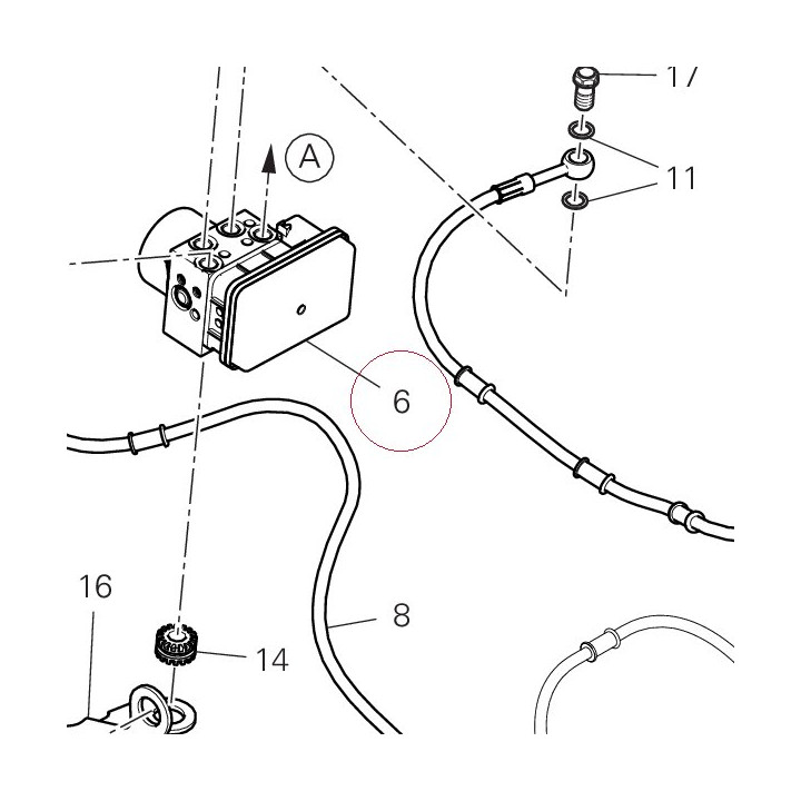 Control unit ABS 54240601C