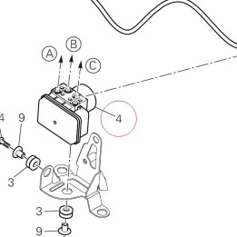 Control unit ABS 54240621B