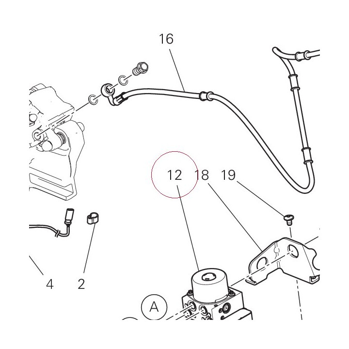 Control unit ABS 54240701B
