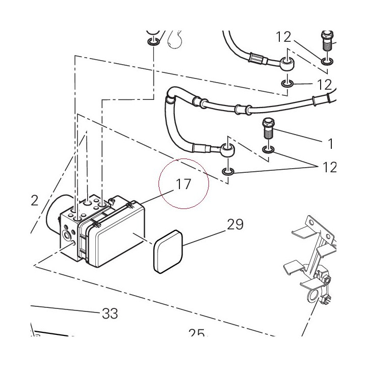 Control unit ABS 54240761A