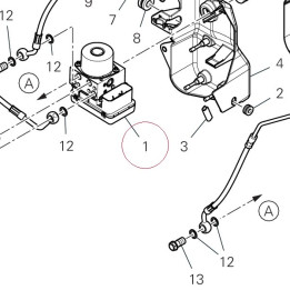 Control unit ABS 54240781A