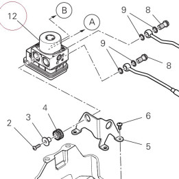 Control unit ABS 54240851B