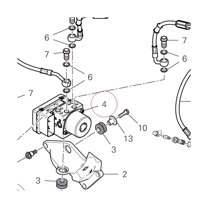 Control unit ABS 54240951A