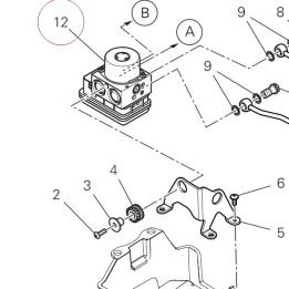 Control unit ABS 54240971A