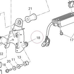 Bracket engine control unit 54410111A