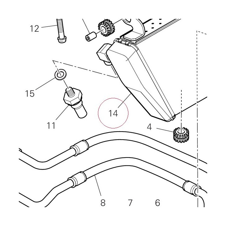 Oil cooler 54810581B