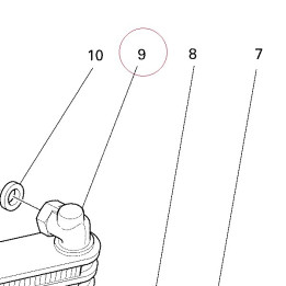 Oil cooler 54840301A