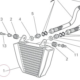 Oil cooler 54840632A