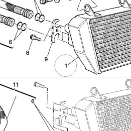 Oil cooler 54840771A