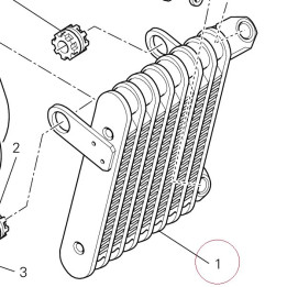Oil cooler 54840791A