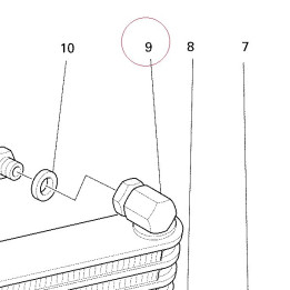 Oil cooler 54840801A