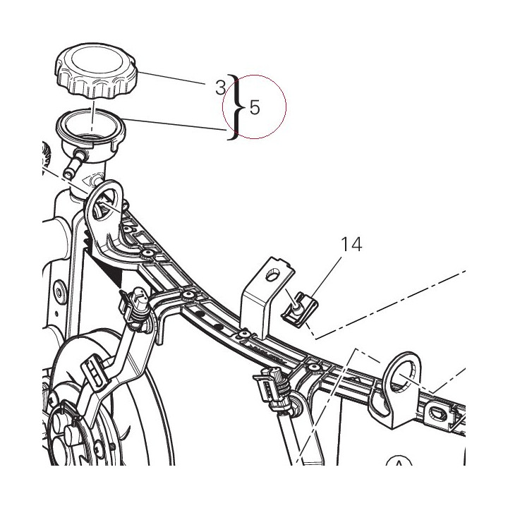 Water cooler assembly 54841033A