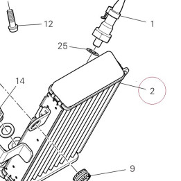 Oil cooler 54841101B