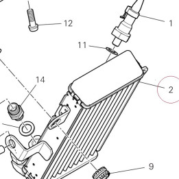 Oil cooler 54841102B
