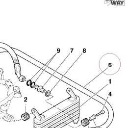 Oil delivery pipe 54910382A