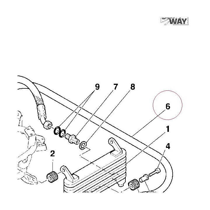 Oil delivery pipe 54910382A