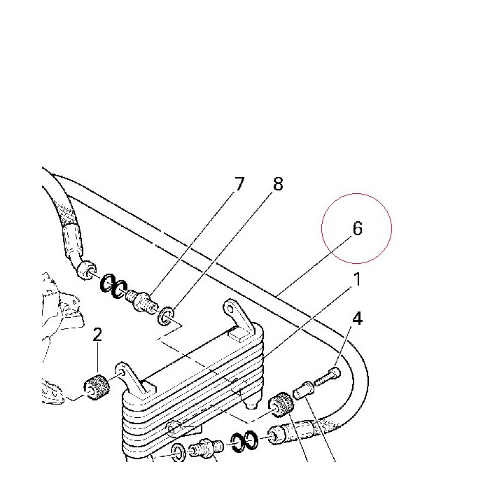 Oil delivery pipe 54910383A
