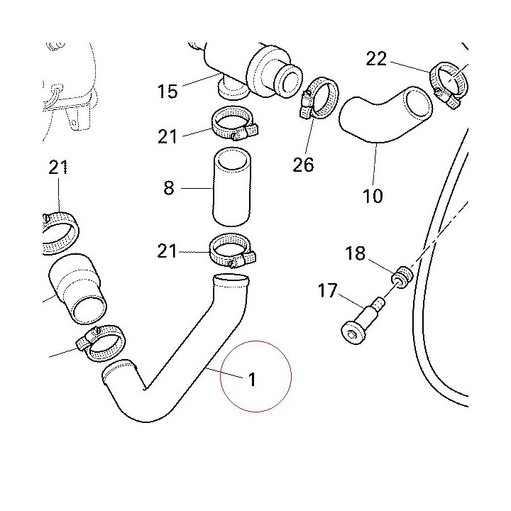 Hose pump thermostat valve 54910751A