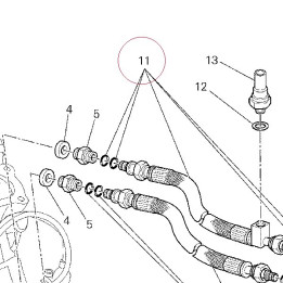 Oil delivery pipe 54910991A