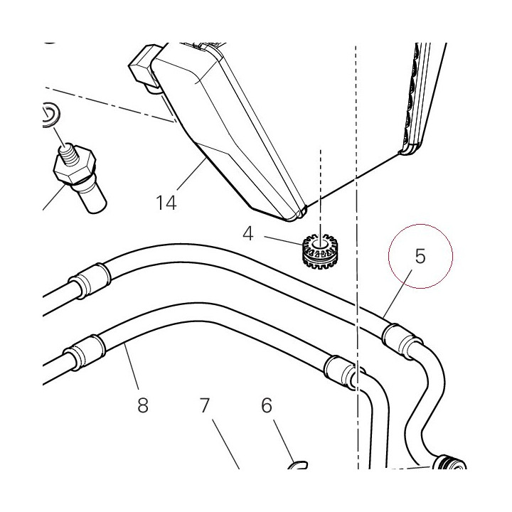 Oil delivery pipe 54911251A