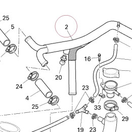 Hose, water 54920761A