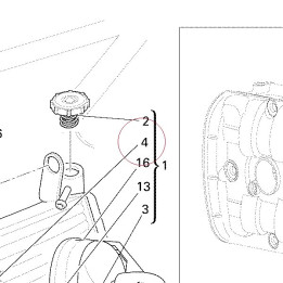 Electric fan, left 55040161A