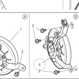 Electric fan, left 55040271A