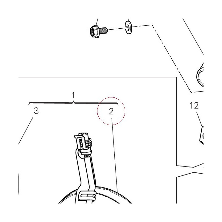 Electric fan, right 55040331A