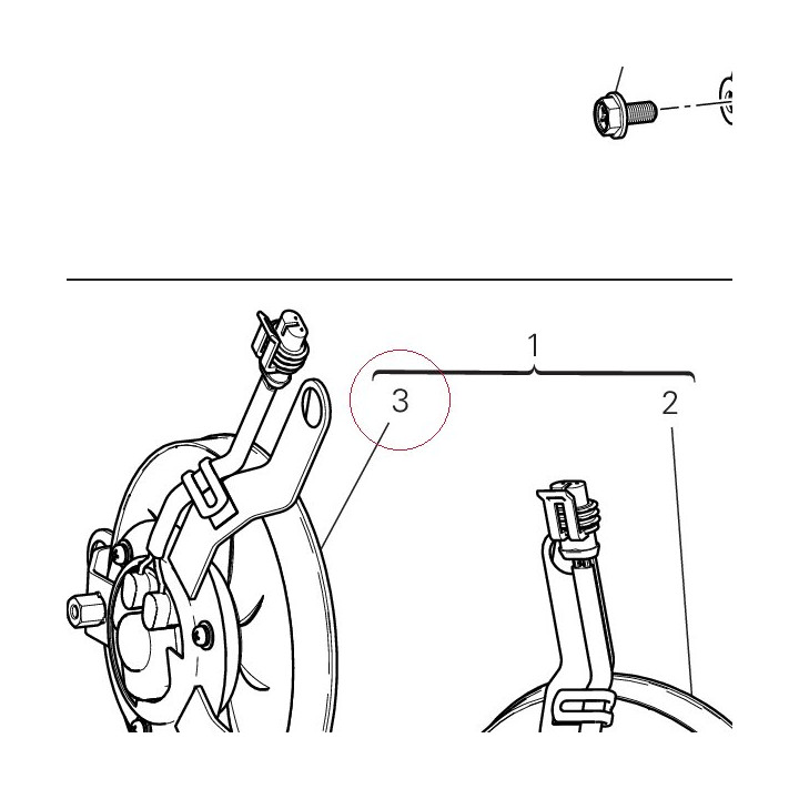 Electric fan, left 55040341A