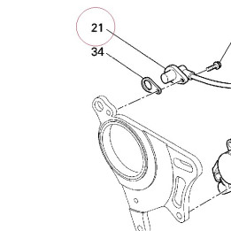 Sensor, speed 55210431A
