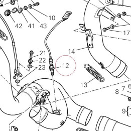 Sensor lambda sond 55211111A