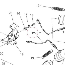 Sensor lambda sond 55212091A