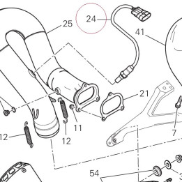 Sensor lambda sond 55212092A