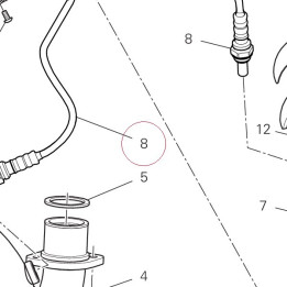Sensor lambda sond 55212191A