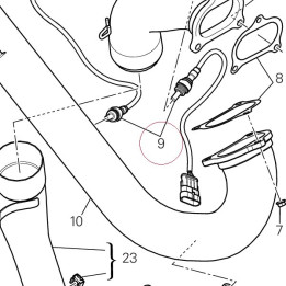 Sensor lambda sond 55213261A