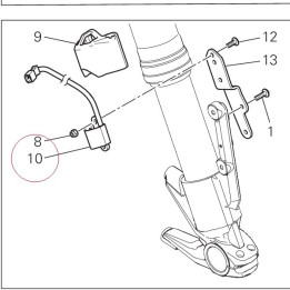 Airbag accelerometer 55214511B