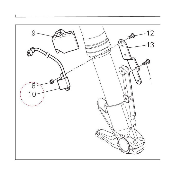 Airbag accelerometer 55214511B