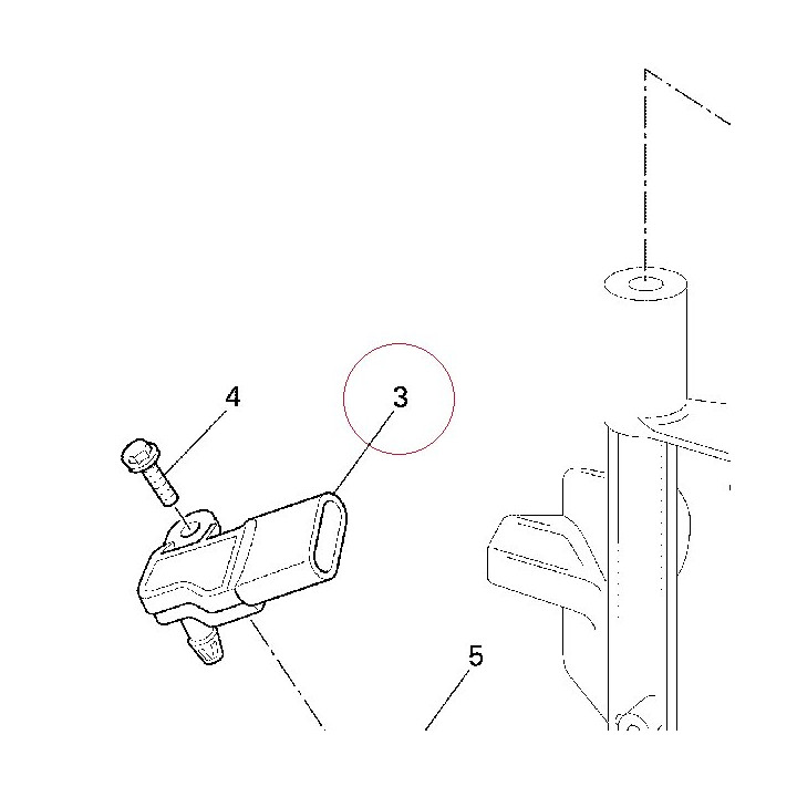 Sensor, pressure 55240312B