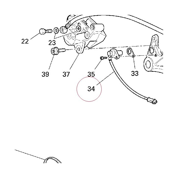 Sensor, speed 55240371A