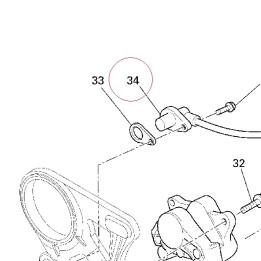 Sensor, speed 55240371E