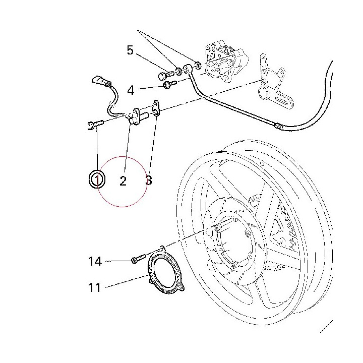 Sensor, speed 55240511A