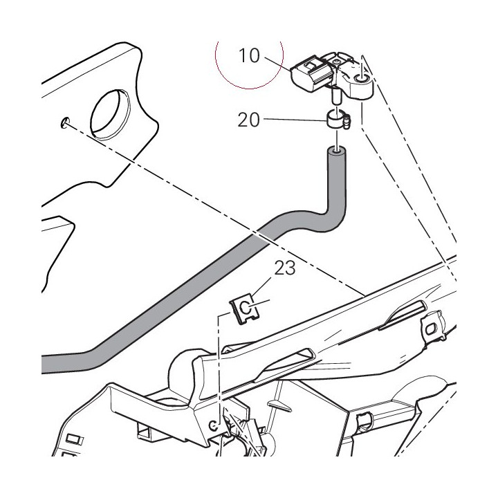 Sensor, pressure 55241571A